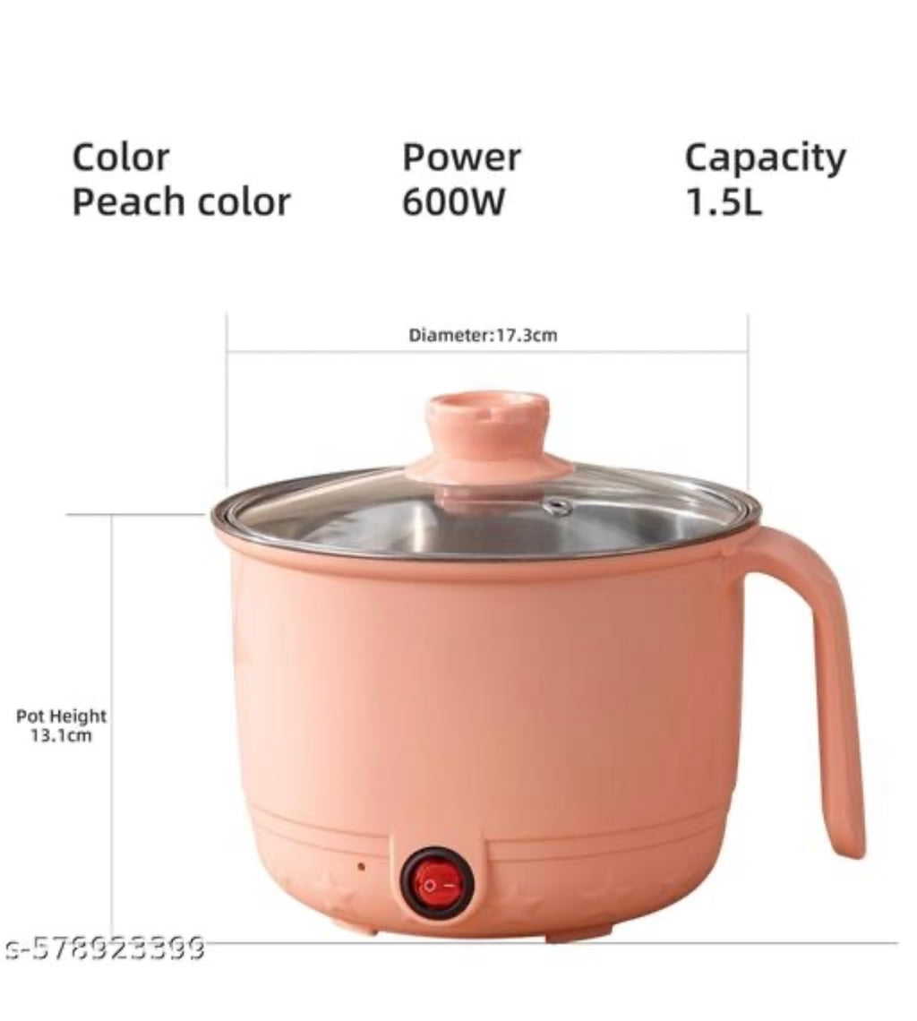 Electric Cooking Pot (1.5L) – Compact, Stylish & Powerful